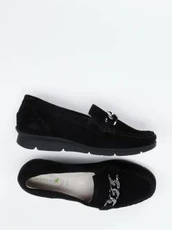 Damen Waldläufer – Loafer aus Veloursleder