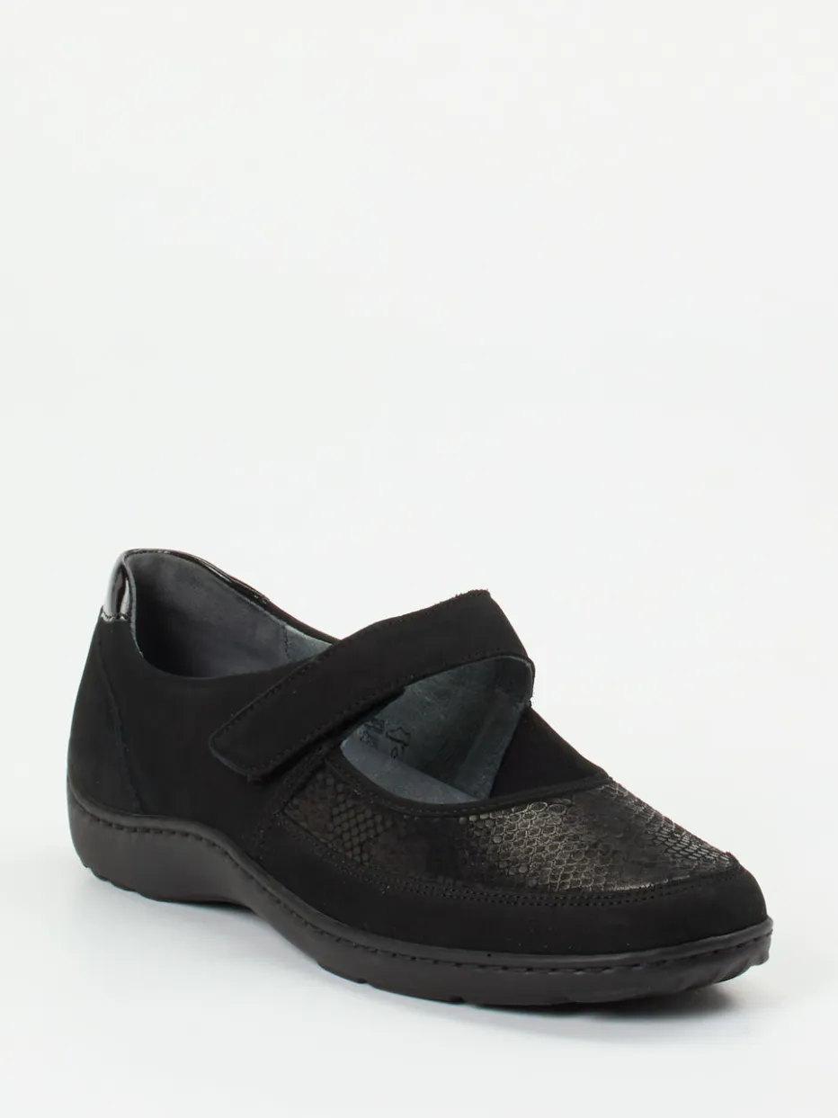 – Mary Jane aus Stretch mit Veloursleder*Waldläufer Hot