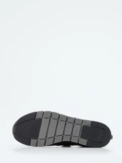 Damen Waldläufer – Mary Jane Sneaker aus Veloursleder Dunkel