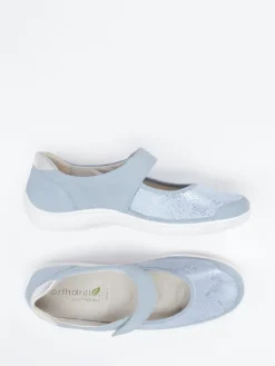 – Mary Janes aus Stretchleder hell*Waldläufer Outlet