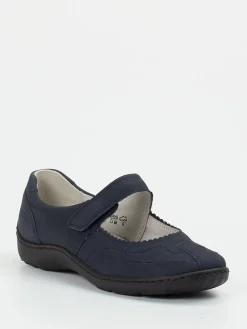 Damen Waldläufer – Mary Janes aus Nubukleder Dunkel