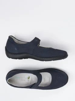 Damen Waldläufer – Mary Janes aus Nubukleder Dunkel