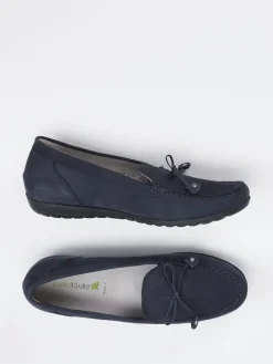 – Mokassin aus Nubukleder Dunkel*Waldläufer Outlet