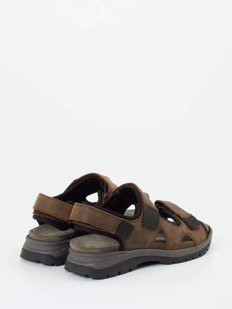 Herren Waldläufer – Outdoorsandale aus Fettleder