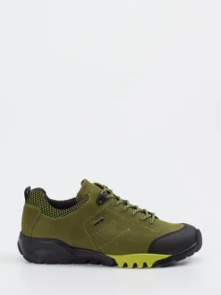 Damen Waldläufer – Outdoor-Sneaker aus Veloursleder oliv