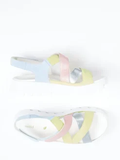 – Plateau-Sandale aus Nubukleder pastellfarben*Waldläufer Clearance