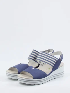 – Sandaletten aus Nubukleder jeans*Waldläufer Hot