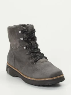 – Schnürboots aus Nubukleder anthrazit*Waldläufer Discount