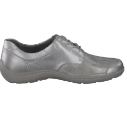 – Schnürschuh aus Metallicleder silberfarben*Waldläufer Clearance