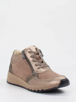 Damen Waldläufer – Schnürschuhe aus Veloursleder