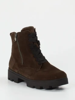 – Schnürstiefelette aus Veloursleder*Waldläufer Sale