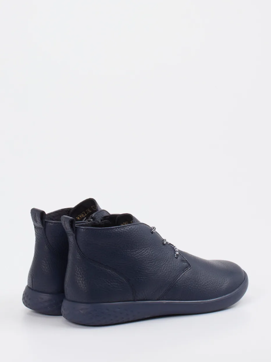 – Schnürstiefelette aus Kalbleder Dunkel*Waldläufer Outlet