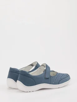 – Spangenpumps aus Leder jeans*Waldläufer Clearance