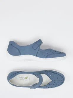 – Spangenpumps aus Leder jeans*Waldläufer Clearance