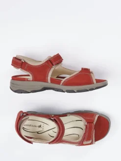 Damen Waldläufer – Trekking-Sandalette aus Nubukleder