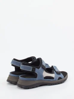 Damen Waldläufer – Trekkingsandale aus Nubukleder jeans