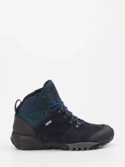 Damen Waldläufer – Wanderschuhe aus Leder-Mesh