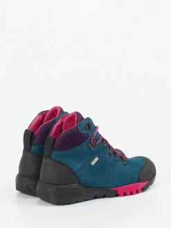 – Wanderschuhe aus Veloursleder Petrol*Waldläufer New