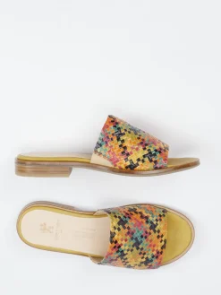 – Pantolette aus Flechtleder color*Werner Online