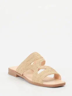 Damen Werner – Pantolette aus Jute in Naturfaser-Optik