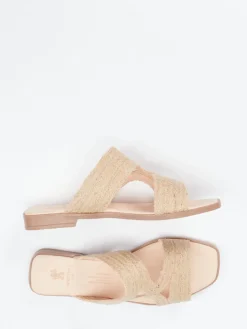 Damen Werner – Pantolette aus Jute in Naturfaser-Optik