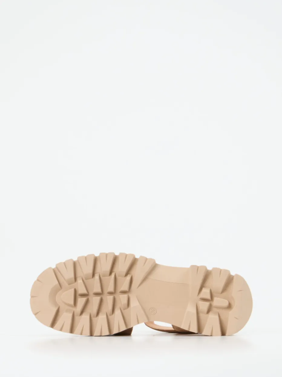 Damen Werner – Sandale aus Nubukleder in Sand