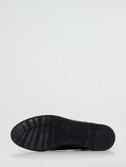 Damen Werner – Schnürstiefelette aus Kalbleder Dunkel