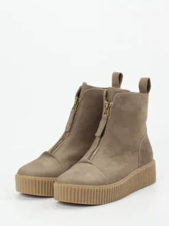 – Stiefelette aus Nubukleder in Taupe*Werner