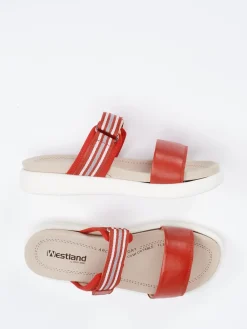 – Komfort-Sandalen aus Kalbleder Tomaten*Westland Sale