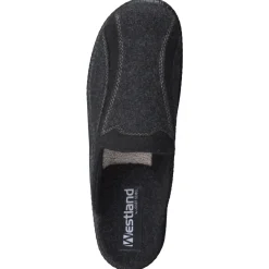 Herren Westland – Pantoffeln aus Filz in Anthrazit