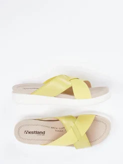 – Pantoletten aus Kalbleder Zitronen*Westland