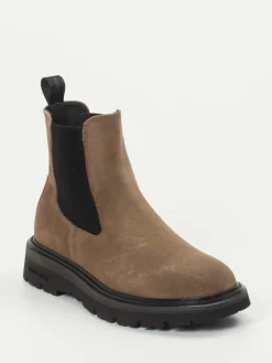 – Chelsea Boots aus Veloursleder taupe*Woolrich Sale