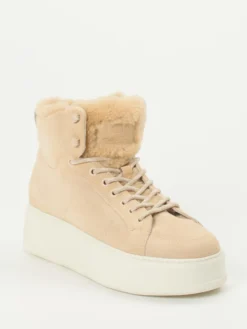 Damen Woolrich – High-Top Sneaker aus Veloursleder
