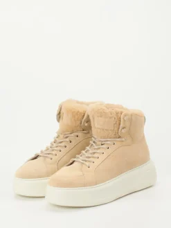 Damen Woolrich – High-Top Sneaker aus Veloursleder