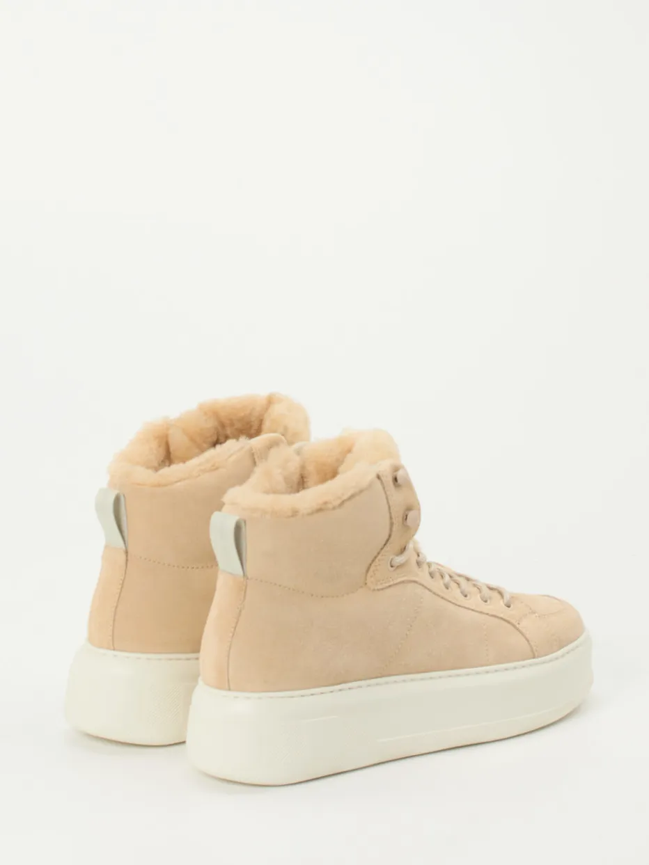 Damen Woolrich – High-Top Sneaker aus Veloursleder