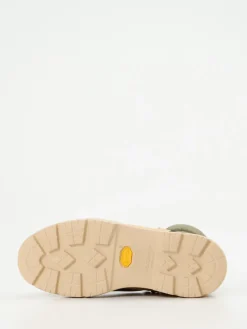 Damen Woolrich – Hiking-Stiefel aus Lammleder in Oliv-Mix