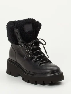 Damen Woolrich – Schnürboots aus Kalbleder