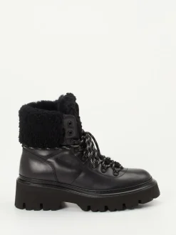 Damen Woolrich – Schnürboots aus Kalbleder