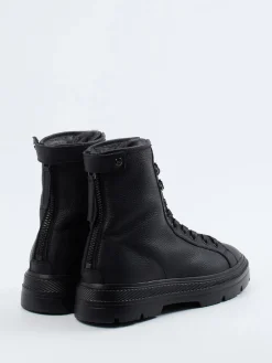 Damen Woolrich – Schnürboots aus Kalbleder