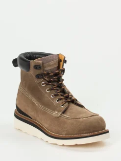 Herren Woolrich – Schnürboots aus Veloursleder sand