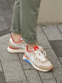 – Retro-Sneaker aus Veloursleder Beige*W6YZ Sale