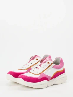 Damen XSENSIBLE – Chunky Sneaker aus Velour/Leder in Pink