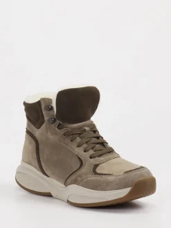 – Stiefelette aus Veloursleder in Taupe*XSENSIBLE Sale