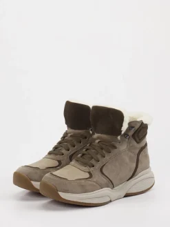 – Stiefelette aus Veloursleder in Taupe*XSENSIBLE Sale