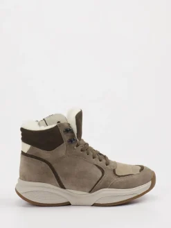 – Stiefelette aus Veloursleder in Taupe*XSENSIBLE Sale