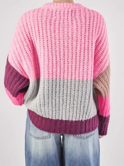 Damen Yippie Hippie – Strickpullover aus Textil in